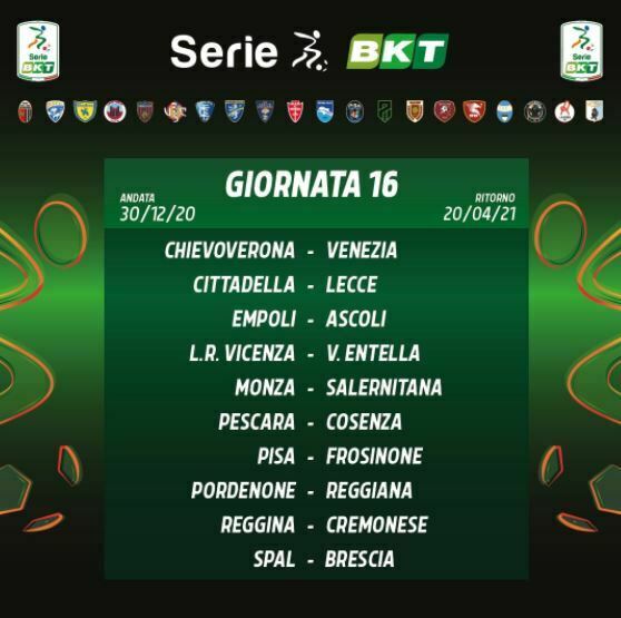 calendario Serie B